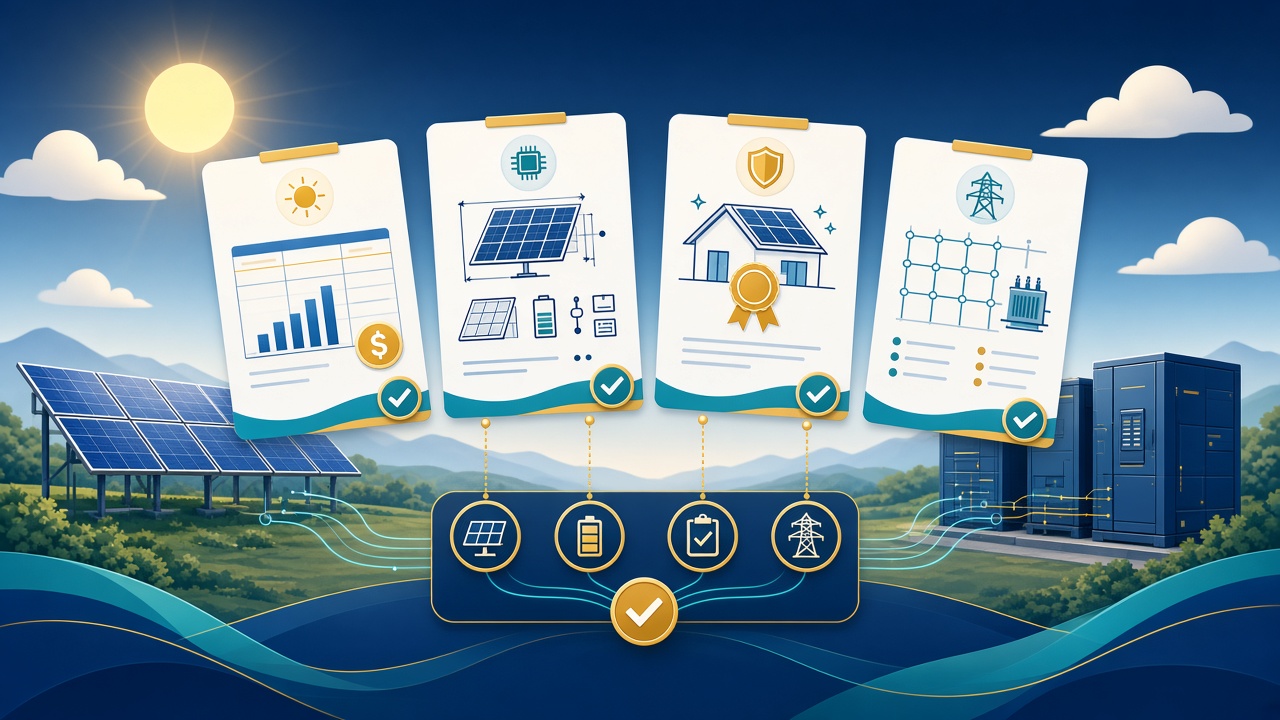 Renewable energy finance documents checked as a complete asset pack