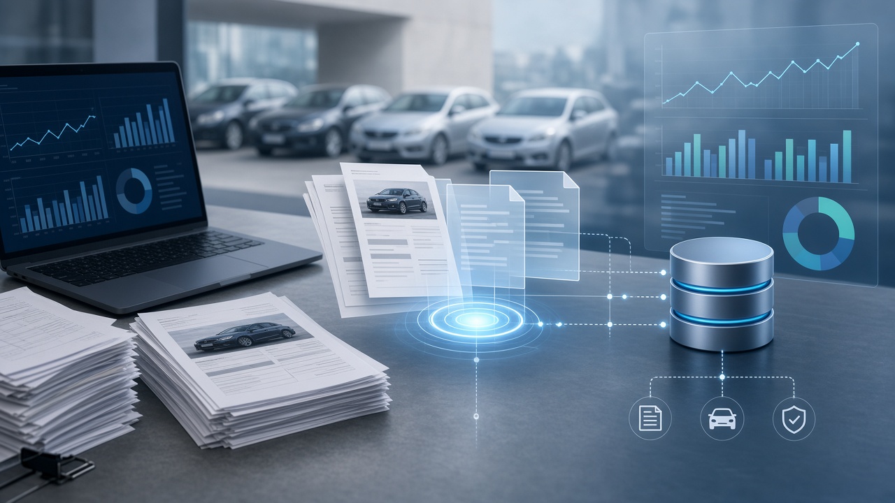 Composite Case Study: Automating Dealer Invoice Intake for a German Fleet Lessor